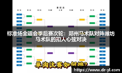 标准场全运会季后赛次轮：郑州马术队对阵潍坊马术队的扣人心弦对决